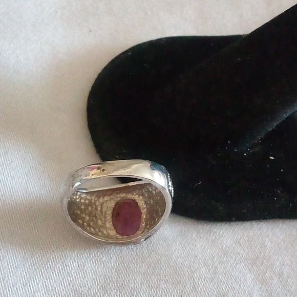Very vintage beautiful natural Burma 3.14ct ruby solitaire ring 👁️ Size 6 - Picture 5 of 6